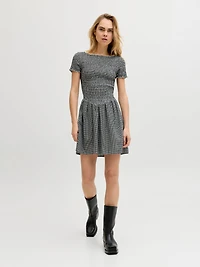 Robe courte smockée à manches courtes | Jack & Jones®