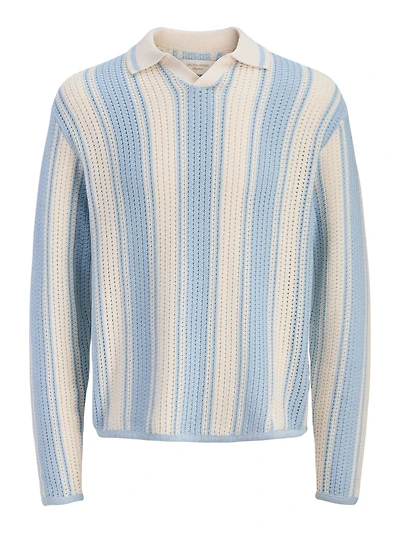 Relaxed Fit Knitted Polo-Shirt | Jack & Jones