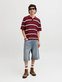 Relaxed Fit Knitted Polo-Shirt | Jack & Jones