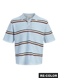 Relaxed Fit Knitted Polo-Shirt | Jack & Jones