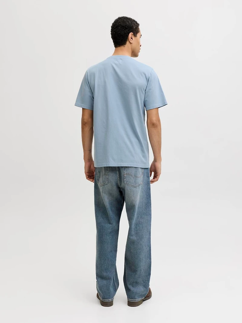 Regular Fit Round neck Set sleeves T-Shirt | Jack & Jones