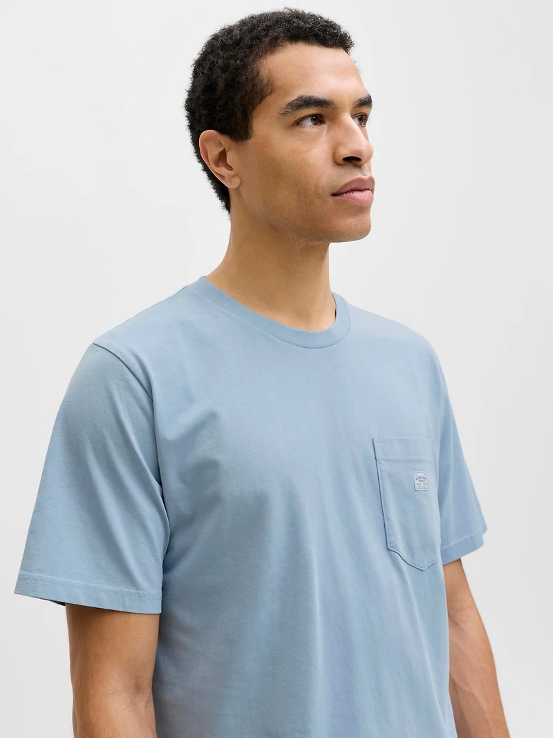 Regular Fit Round neck Set sleeves T-Shirt | Jack & Jones