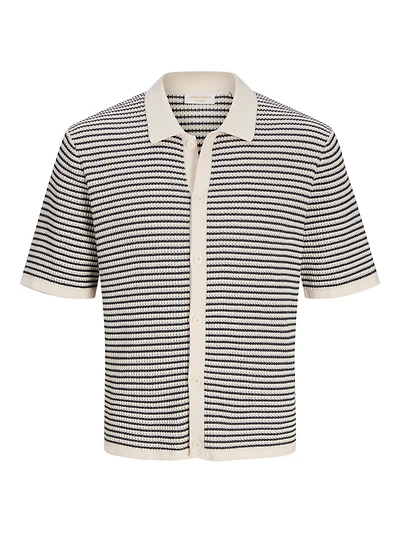 Relaxed Fit Knitted Polo-Shirt | Jack & Jones