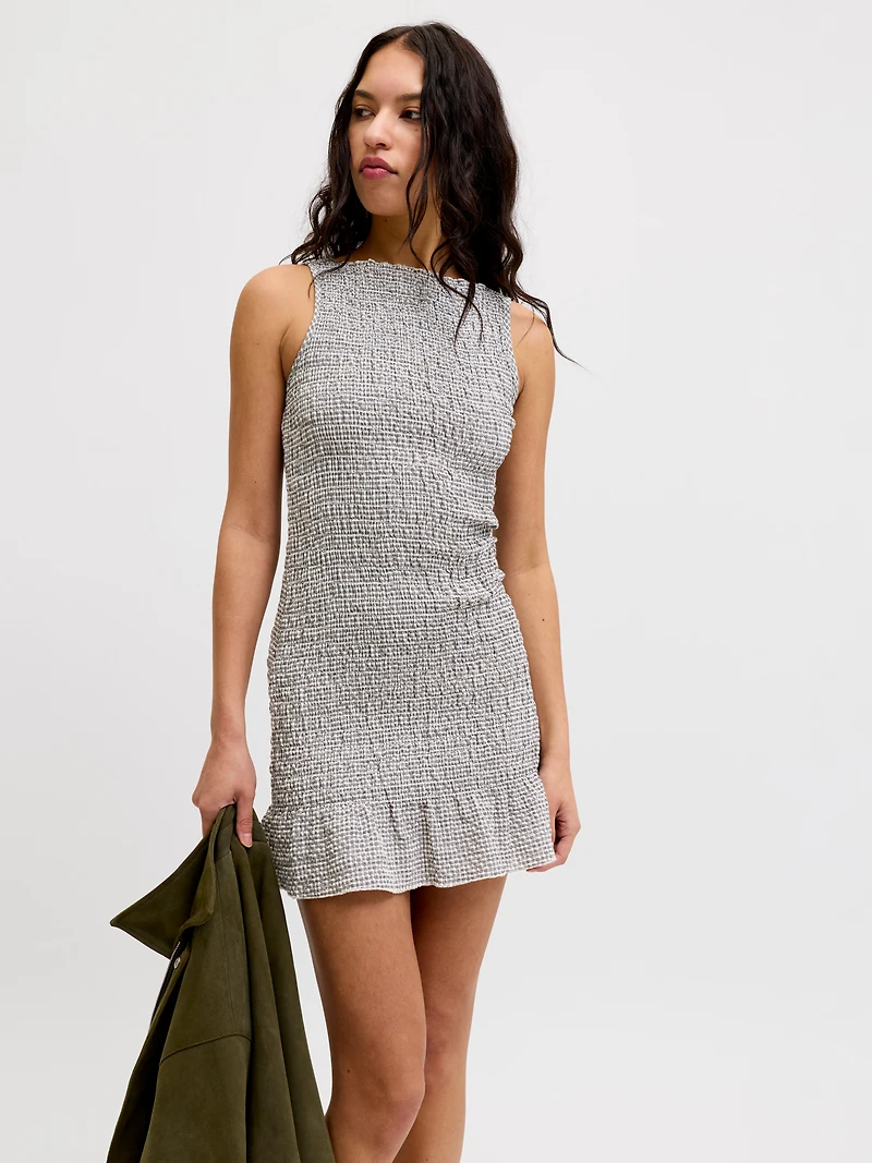 Stretch Fit Boat neck Short dress | Jack & Jones®