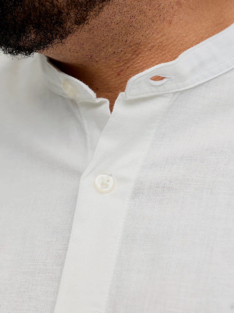 Regular Fit Linen-Blend Shirt | Jack & Jones®