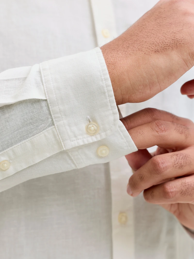 Regular Fit Linen-Blend Shirt | Jack & Jones®