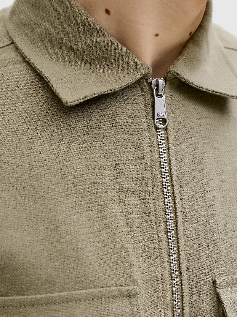 Chemise Mélange en Lin Coupe régulière | Jack & Jones