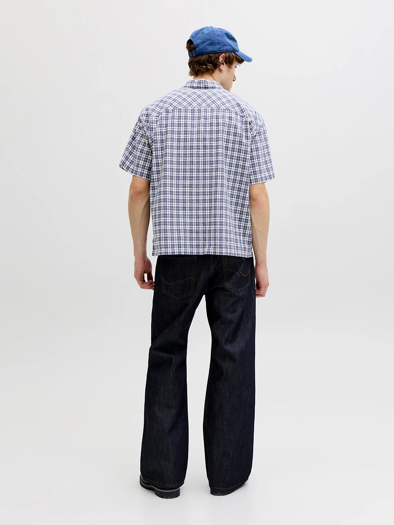 Chemise à manches courtes en lin Coupe ample | Jack & Jones