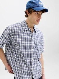 Chemise à manches courtes en lin Coupe ample | Jack & Jones