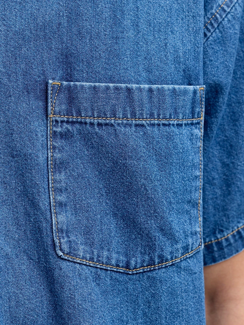 Chemise en denim Coupe écourtée | Jack & Jones