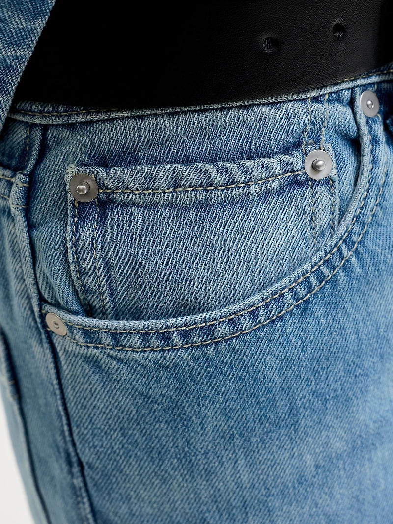 Baggy Fit Denim Jorts | Jack & Jones