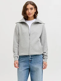 Chandail ouaté avec zip à coupe décontracté | Jack & Jones®