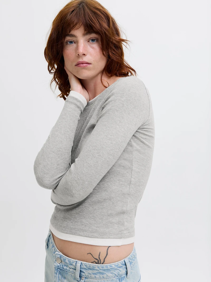 Stretch Fit Long Sleeve T-Shirt | Jack & Jones®