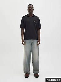 Relaxed Fit Knitted Polo-Shirt | Jack & Jones