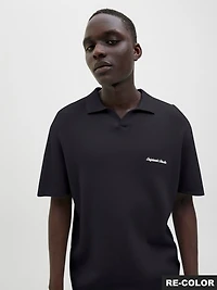 Relaxed Fit Knitted Polo-Shirt | Jack & Jones