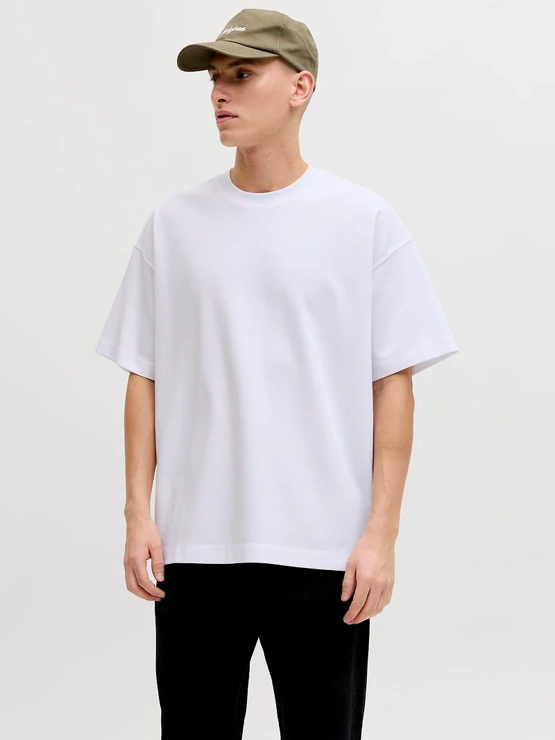 Loose Fit Round neck Set sleeves T-Shirt | Jack & Jones