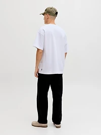 Loose Fit Round neck Set sleeves T-Shirt | Jack & Jones