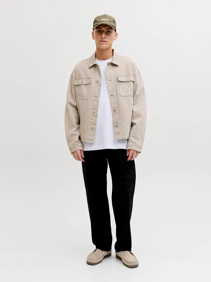 Loose Fit Round neck Set sleeves T-Shirt | Jack & Jones