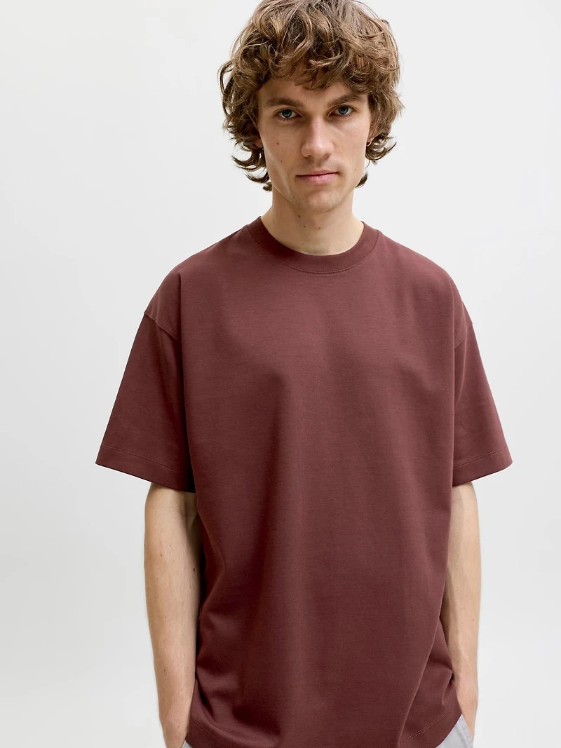 Loose Fit Round neck Set sleeves T-Shirt | Jack & Jones