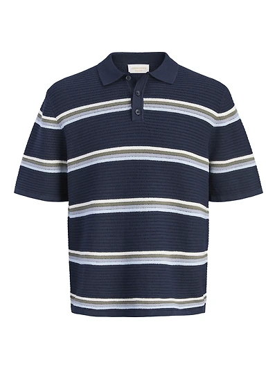 Polo en maille Coupe décontractée Plus | Jack & Jones®