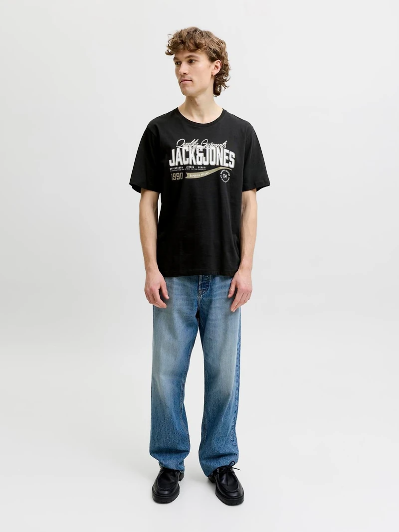 Standard Fit Round neck Set sleeves T-Shirt | Jack & Jones