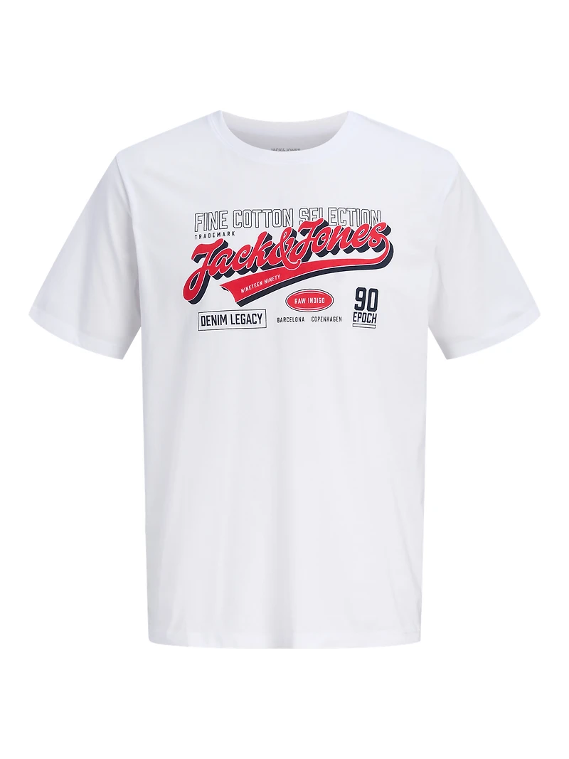 Standard Fit Round neck Set sleeves T-Shirt | Jack & Jones