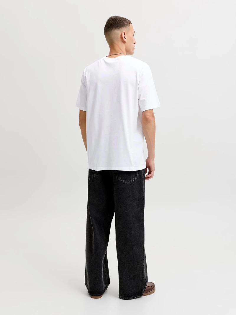 Standard Fit Round neck Set sleeves T-Shirt | Jack & Jones