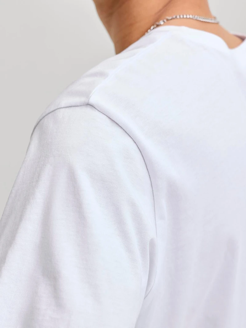 Standard Fit Round neck Set sleeves T-Shirt | Jack & Jones