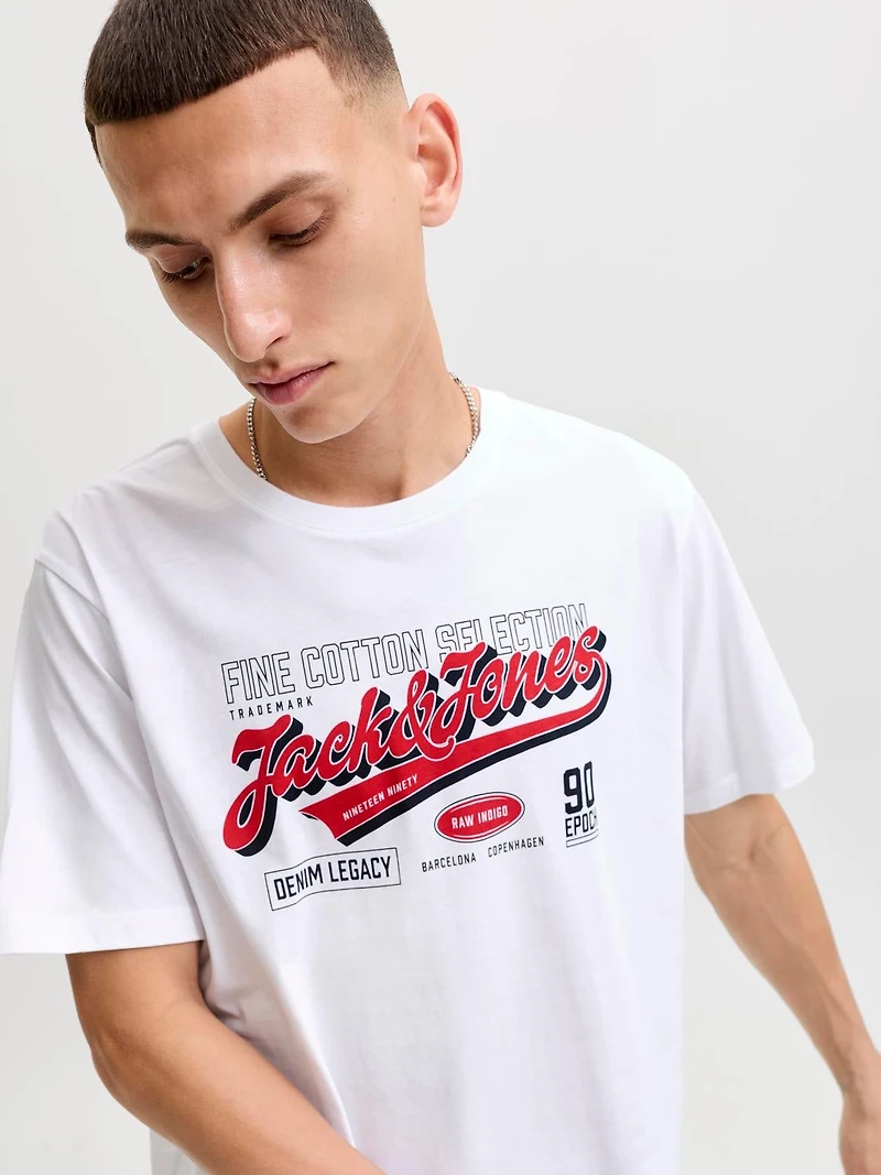 Standard Fit Round neck Set sleeves T-Shirt | Jack & Jones
