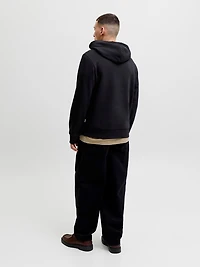 Regular Fit Hoodie Set sleeves Sweatshirt | Jack & Jones