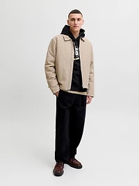 Regular Fit Hoodie Set sleeves Sweatshirt | Jack & Jones