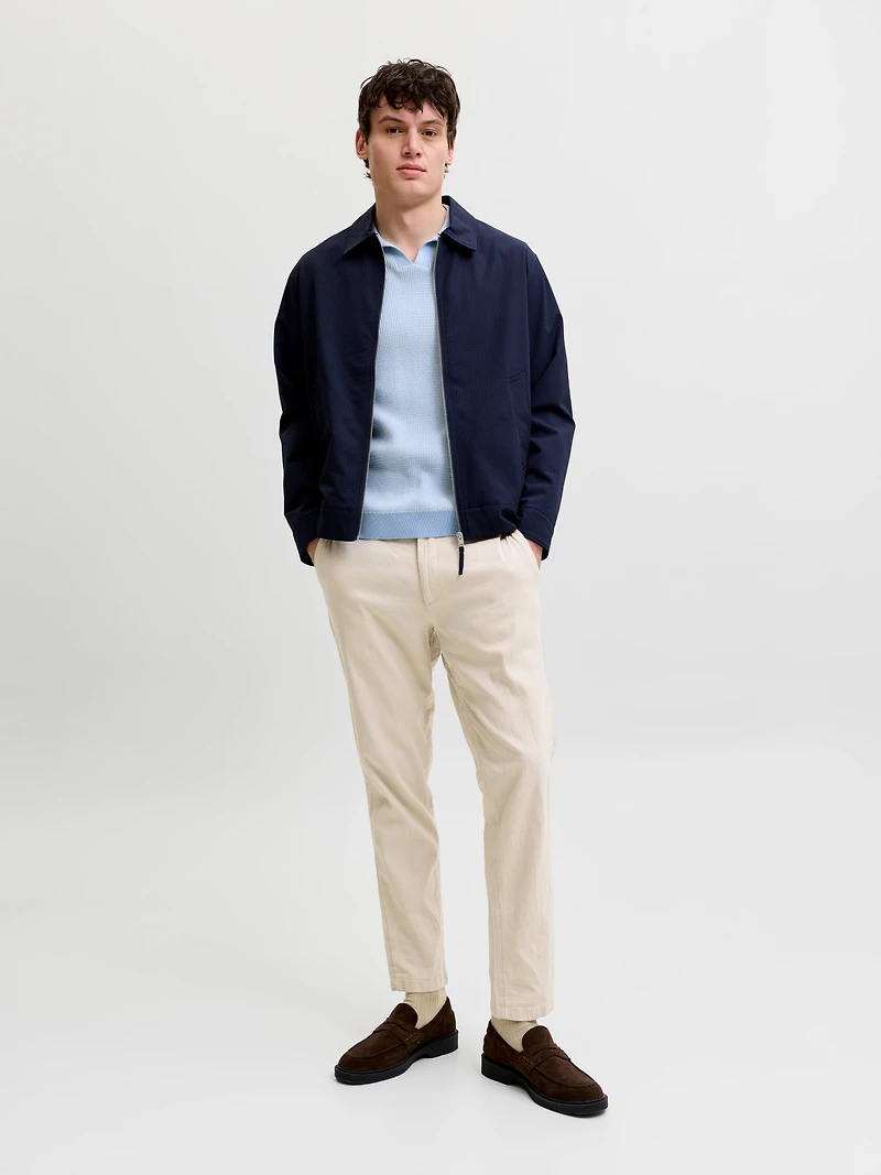 Regular Fit Linen-Blend Chino pants | Jack & Jones®