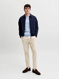 Regular Fit Linen-Blend Chino pants | Jack & Jones®