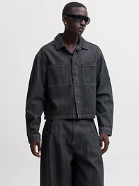 Chemise en denim Coupe ample écourtée | Jack & Jones®