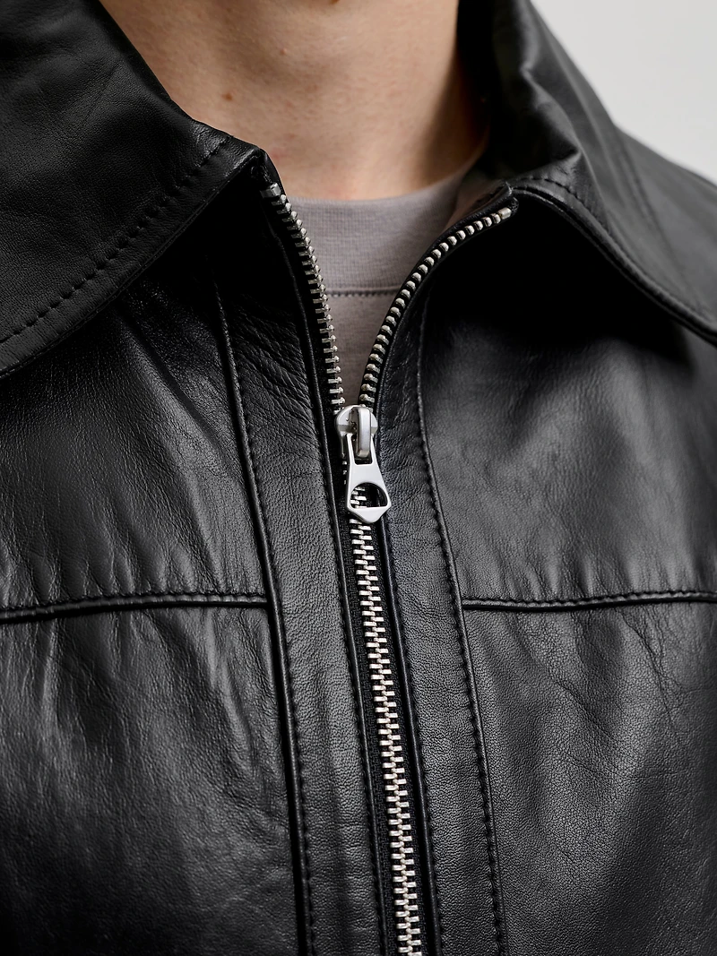 Leather Jacket | Jack & Jones