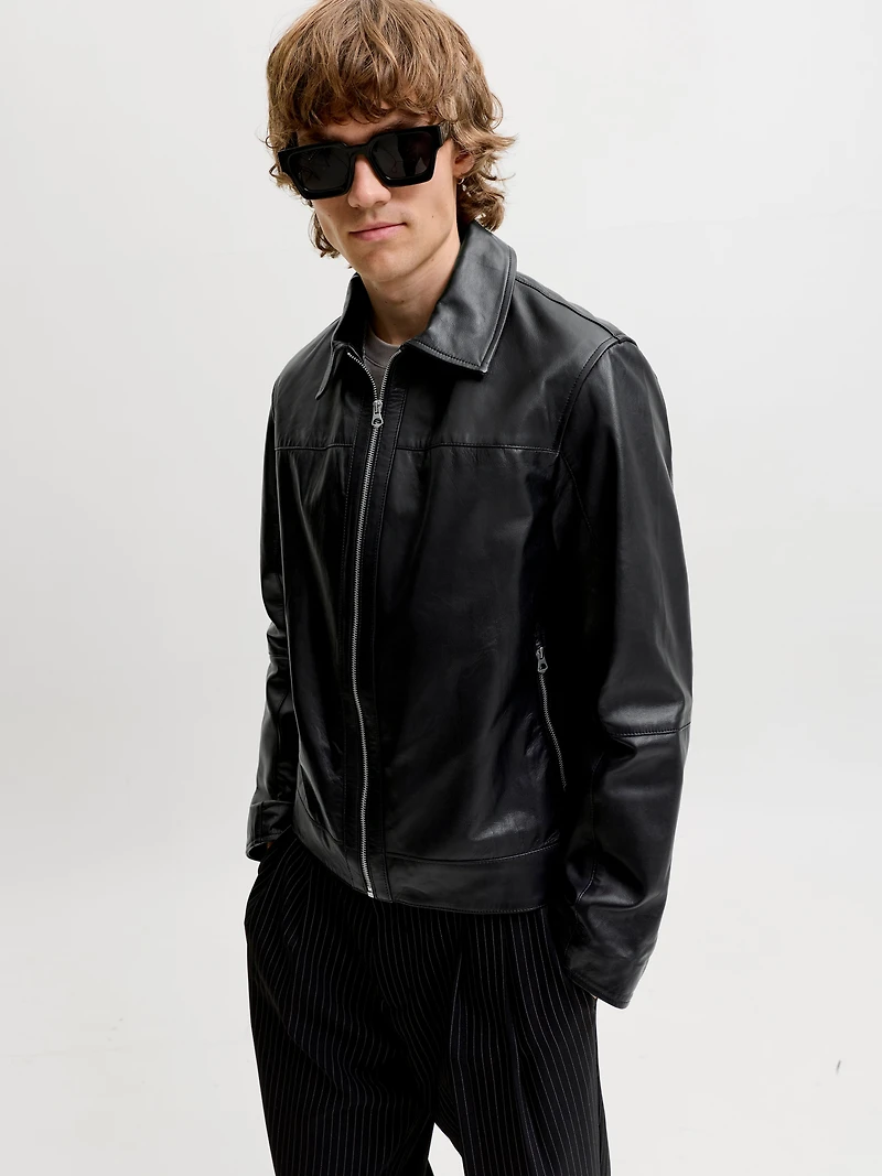 Leather Jacket | Jack & Jones