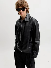 Leather Jacket | Jack & Jones