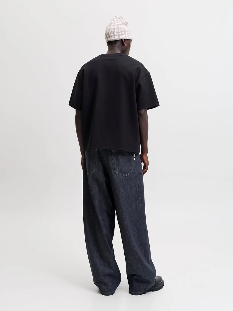 Oversize Cropped Fit Scuba T-Shirt | Jack & Jones
