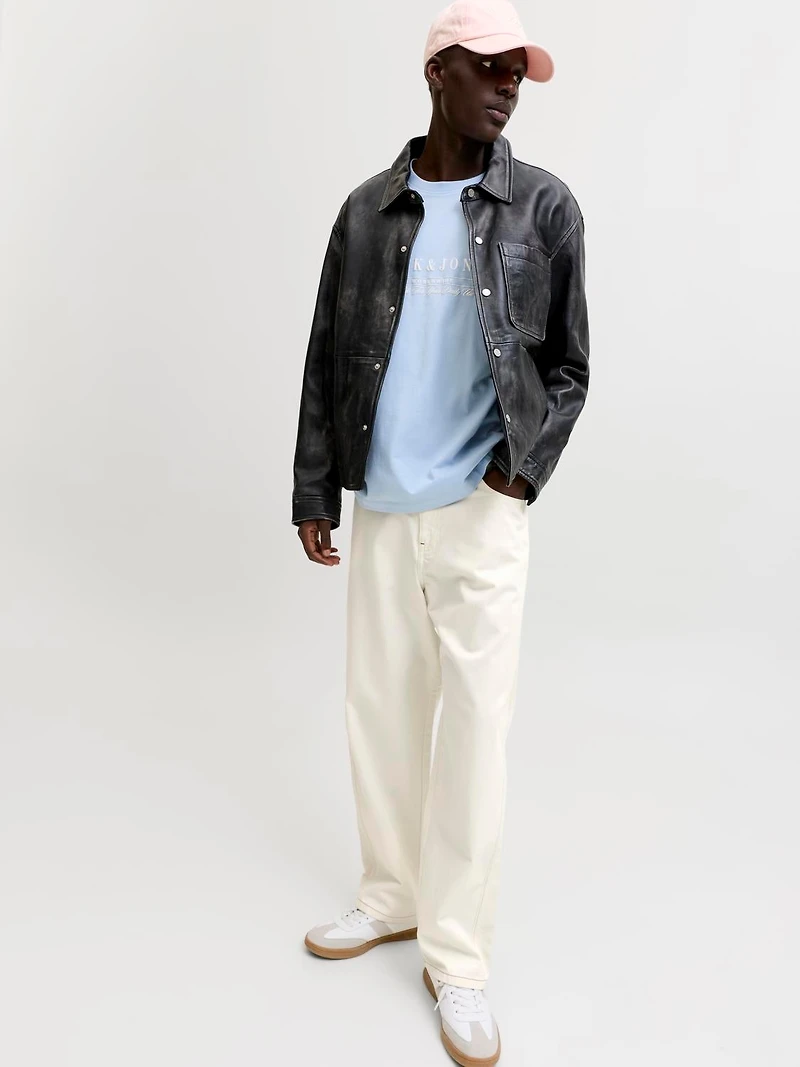 Wide Leg Fit 5 Pockets Pants | Jack & Jones