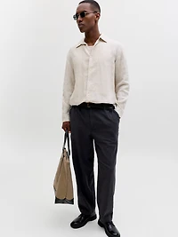 Pantalons mélange en lin Coupe ballon | Jack & Jones