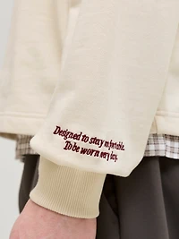 Oversized Fit Polo Dropped shoulders Sweatshirt | Jack & Jones