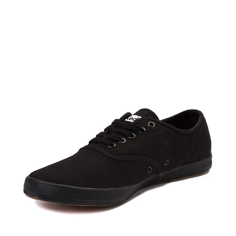 Chaussure décontractée Keds Champion Basic pour femmes - Noire monochrome