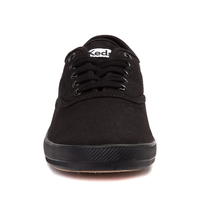 Chaussure décontractée Keds Champion Basic pour femmes - Noire monochrome