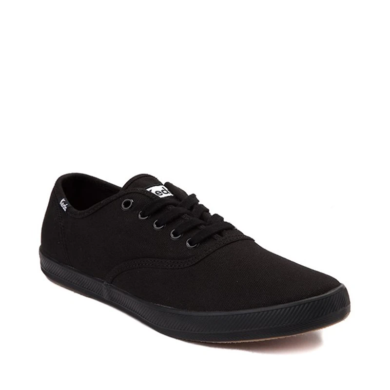 Chaussure décontractée Keds Champion Basic pour femmes - Noire monochrome