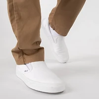 Chaussure de skate sans lacets Vans - Blanche