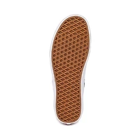 Chaussure de skate sans lacets Vans à motif en damier - Noire / Blanche