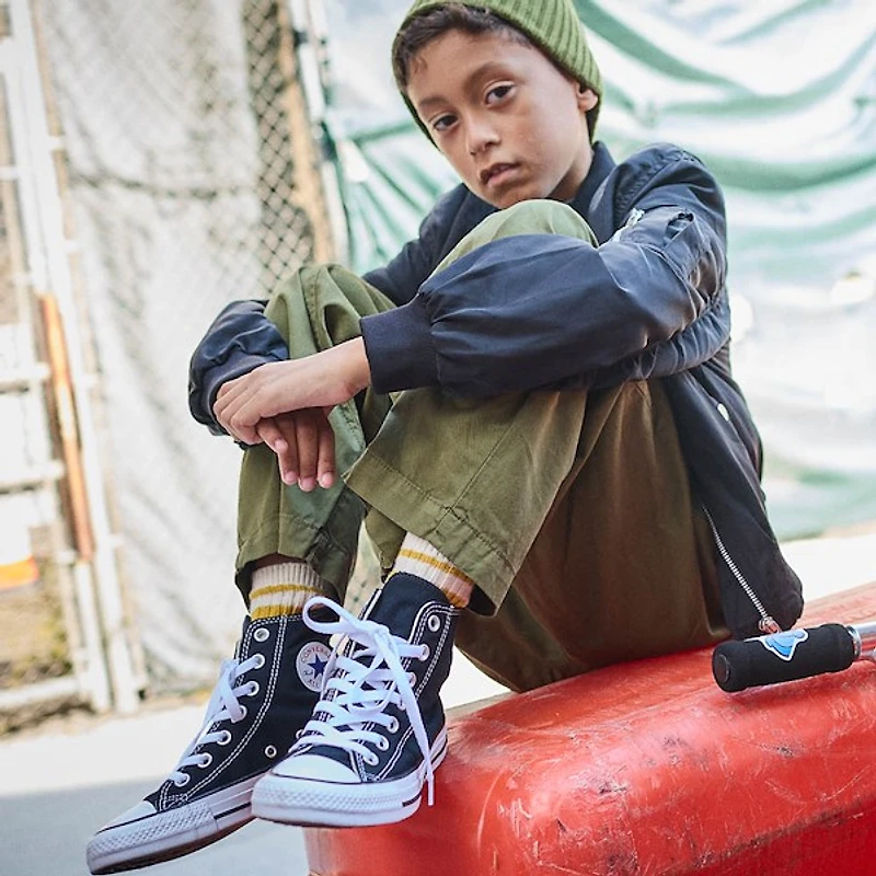 Basket Converse Chuck Taylor All Star Hi - Tout-petits / Enfants Noire