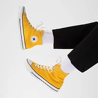 Basket Converse Chuck Taylor All Star Hi - Jaune citron