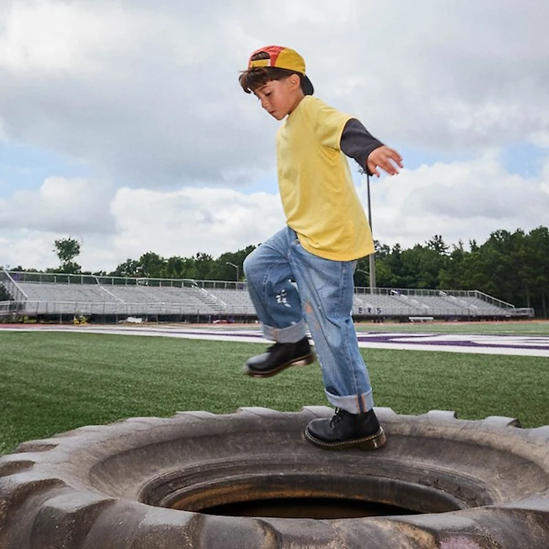 Botte Dr. Martens 1460 à 8 œillets - Enfants / Junior Noire