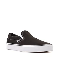 Chaussure de skate sans lacets Vans - Noire / Blanche